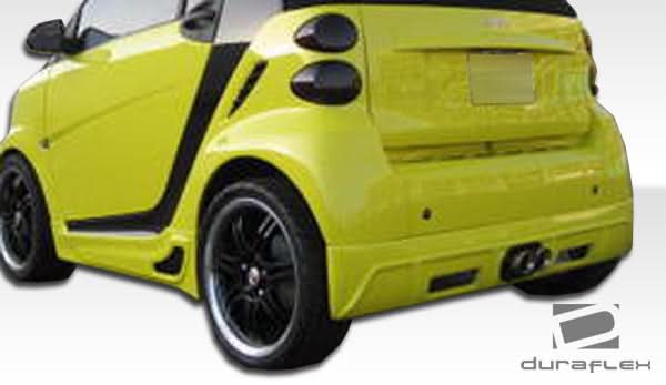 2008-2012 Smart ForTwo FX Style Rear Lip Under Spoiler Air Dam - FRP