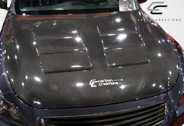 2008-2015 Infiniti G Coupe G37 Q60 GT Concept Style Hood - Carbon Fiber