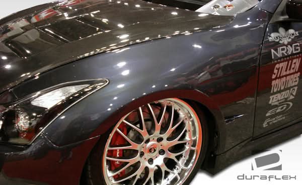 2008-2015 Infiniti G37/Q60 GT Concept Style Fenders - 2 Piece FRP