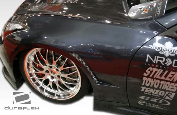 2008-2015 Infiniti G37/Q60 GT Concept Style Fenders - 2 Piece FRP