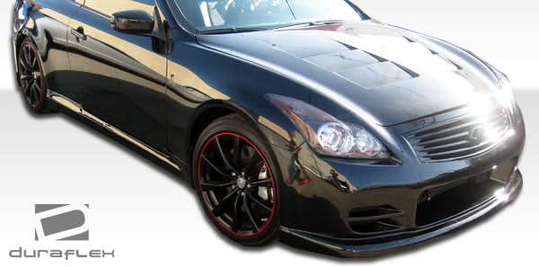 2008-2015 Infiniti G Coupe G37 Q60 GT Concept Style Side Skirts - FRP