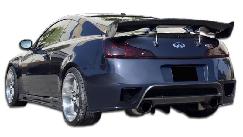 2008-2015 Infiniti G Coupe G37 Q60 GT-R Style Rear Bumper Cover - FRP