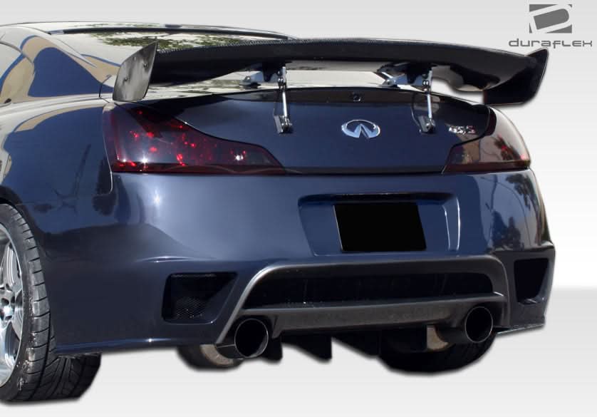 2008-2015 Infiniti G Coupe G37 Q60 GT-R Style Rear Bumper Cover - FRP