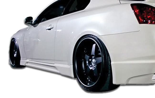2008-2015 Infiniti G37 Q60 TS-1 Style Side Skirts - 2 Piece - FRP