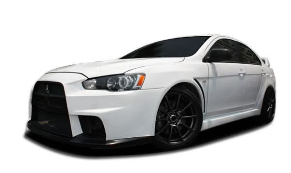 2008-2017 Mitsubishi Lancer Evo X Look Body Kit - 12 Piece - FRP