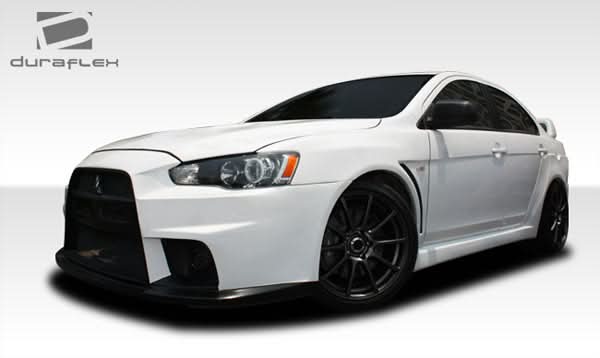 2008-2017 Mitsubishi Lancer Evo X Look Body Kit - 12 Piece - FRP