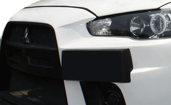 2008-2017 Mitsubishi Lancer Evo X Look Plate Frame - 1 Piece - FRP