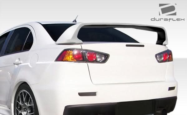2008-2017 Mitsubishi Lancer Evo X Look Rear Fender Flares - 4 Piece - FRP