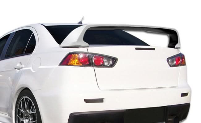 2008-2017 Mitsubishi Lancer Evo X Look Wing Trunk Spoiler - FRP