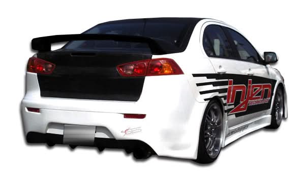 2008-2017 Mitsubishi Lancer GT Concept Style Rear Bumper Cover - FRP