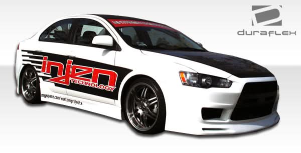 2008-2017 Mitsubishi Lancer I-Spec Style Body Kit 4 Piece - FRP