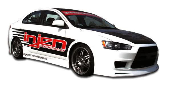 2008-2017 Mitsubishi Lancer GT Concept Style Side Skirts - 2 Piece