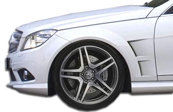 2008-2014 Mercedes C Class W204 Morello Edition Style Fenders - FRP