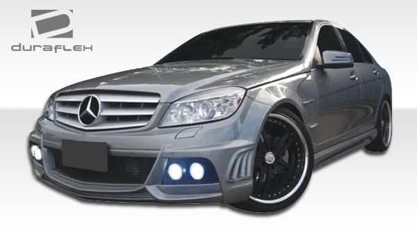 2008-2011 Mercedes C Class W-1 Style Front Bumper Cover - FRP