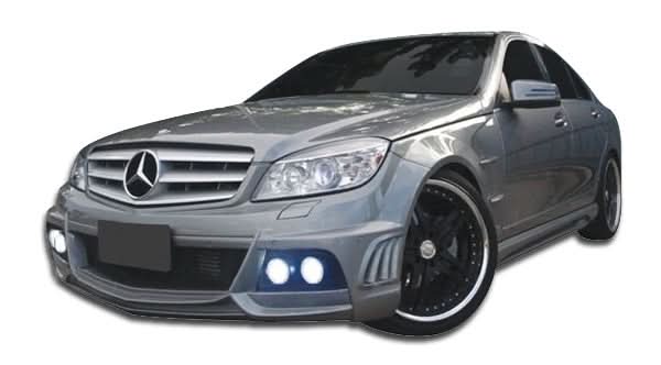 2008-2011 Mercedes C Class W204 W-1 Style Body Kit - 4 Piece - FRP