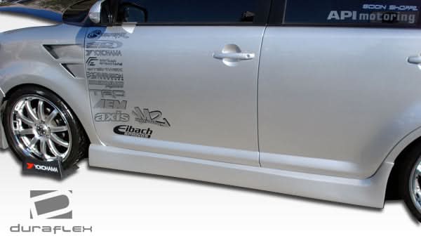 2008-2015 Scion xB GT Concept Style Side Skirts - 2 Piece - FRP