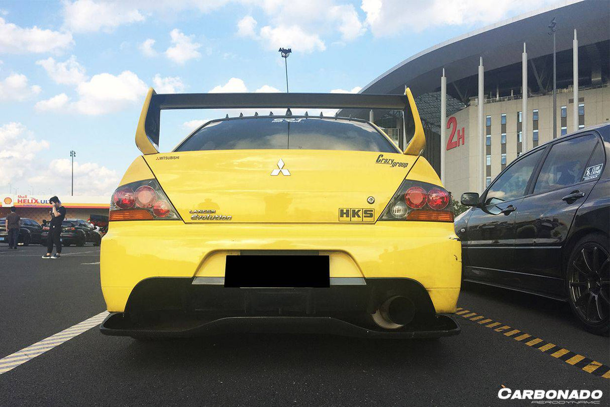 2003-2006 Mitsubishi Evolution 7 8 9 VTX Carbon Fiber Rear Diffuser