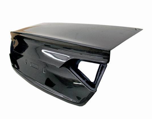 2009-2012 Audi A4 4 doors OEM Style Carbon Fiber Black Trunk