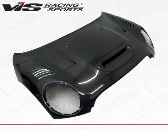 2009-2014 BMW Mini Cooper DTM Style Carbon Fiber Black Hood