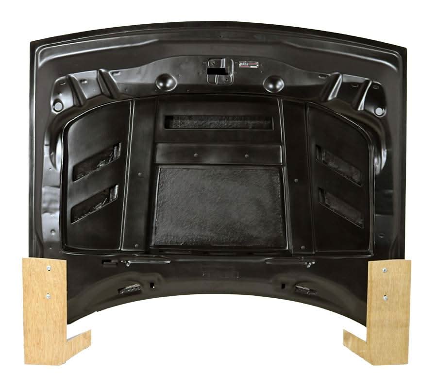 2008-2022 Dodge Challenger 2 doors TERMINATOR Style Carbon Fiber Black Hood