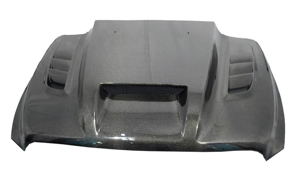 2009-2018 Dodge Ram 1500 4 doors 2 doors VTM Style Carbon Fiber Black Hood