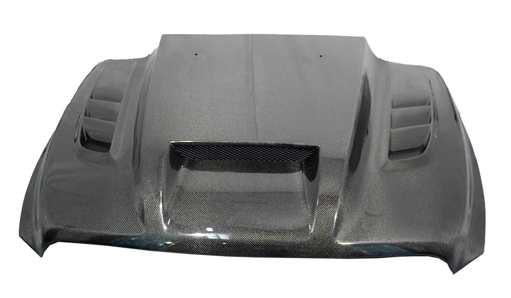2009-2018 Dodge Ram 1500 4 doors 2 doors VTM Style Carbon Fiber Black Hood