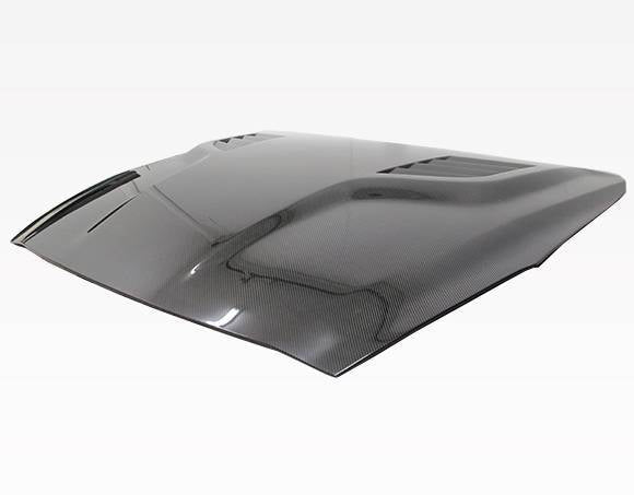 2009-2016 Nissan Skyline R35 GTR 2 doors GT Style Carbon Fiber Black Hood