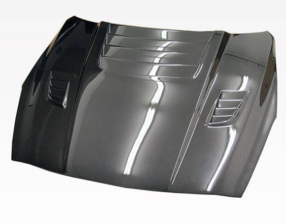 2009-2016 Nissan Skyline R35 GTR 2 doors GT 2 Style Carbon Fiber Black Hood