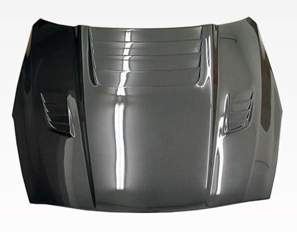 2009-2016 Nissan Skyline R35 GTR 2 doors GT 2 Style Carbon Fiber Black Hood