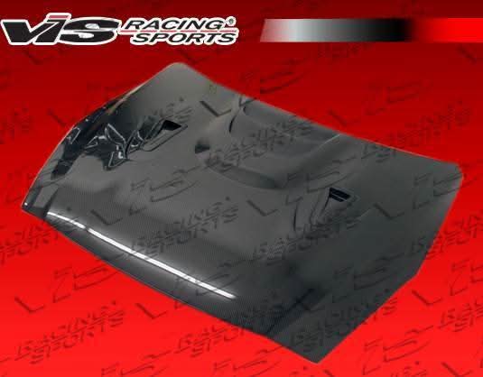 2009-2016 Nissan Skyline R35 GTR 2 doors MS Style Carbon Fiber Black Hood