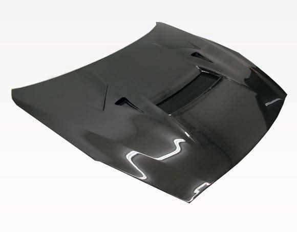 2009-2016 Nissan Skyline R35 GTR 2 doors VRS Style Carbon Fiber Black Hood