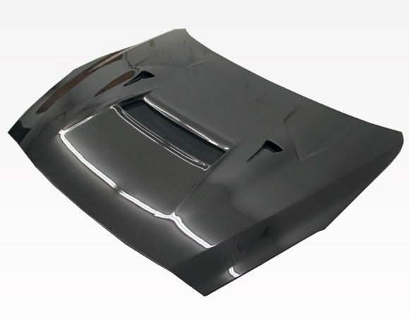 2009-2016 Nissan Skyline R35 GTR 2 doors VRS Style Carbon Fiber Black Hood