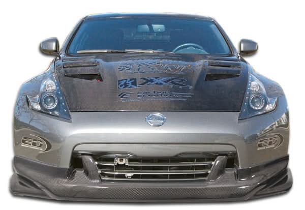 2009-2012 Nissan 370Z N-1 Style Front Lip Under Spoiler - Carbon Fiber