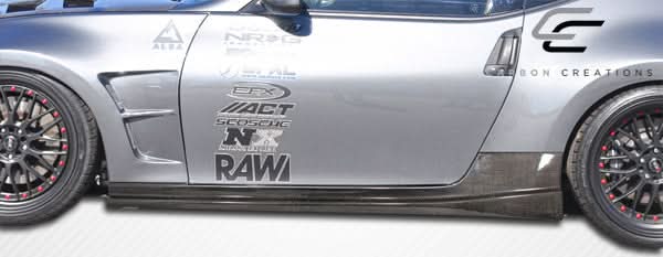2009-2020 Nissan 370Z N-1 Style Side Skirts Rocker Panels - Carbon Fiber