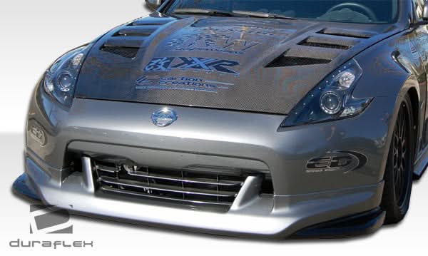2009-2012 Nissan 370Z N-1 Style Front Lip Under Spoiler Air Dam - FRP