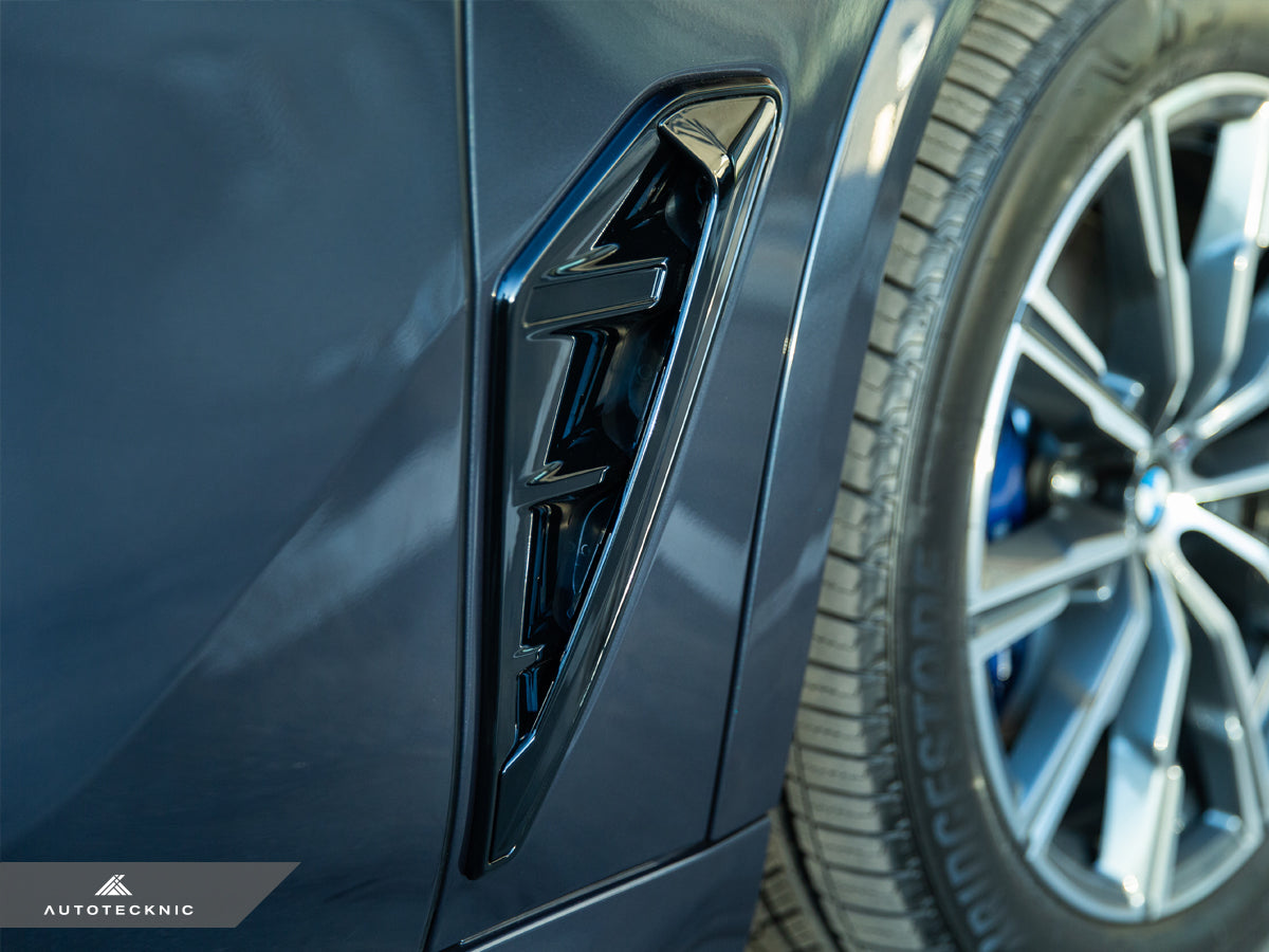 AutoTecknic Gloss Black Fender Trim Set - F95 X5M | G05 X5
