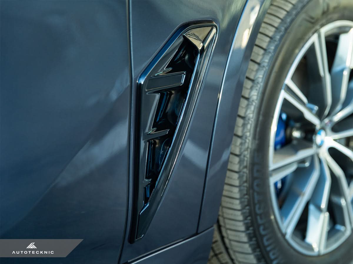AutoTecknic Gloss Black Fender Trim Set - F95 X5M | G05 X5