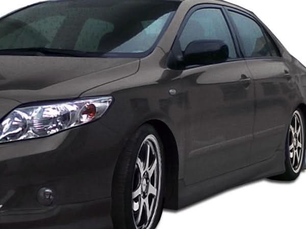 2009-2013 Toyota Corolla GT Sport Style Side Skirts - 2 Piece FRP