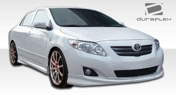 2009-2013 Toyota Corolla GT Sport Style Side Skirts - 2 Piece FRP