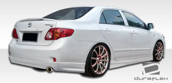 2009-2013 Toyota Corolla GT Sport Style Side Skirts - 2 Piece FRP