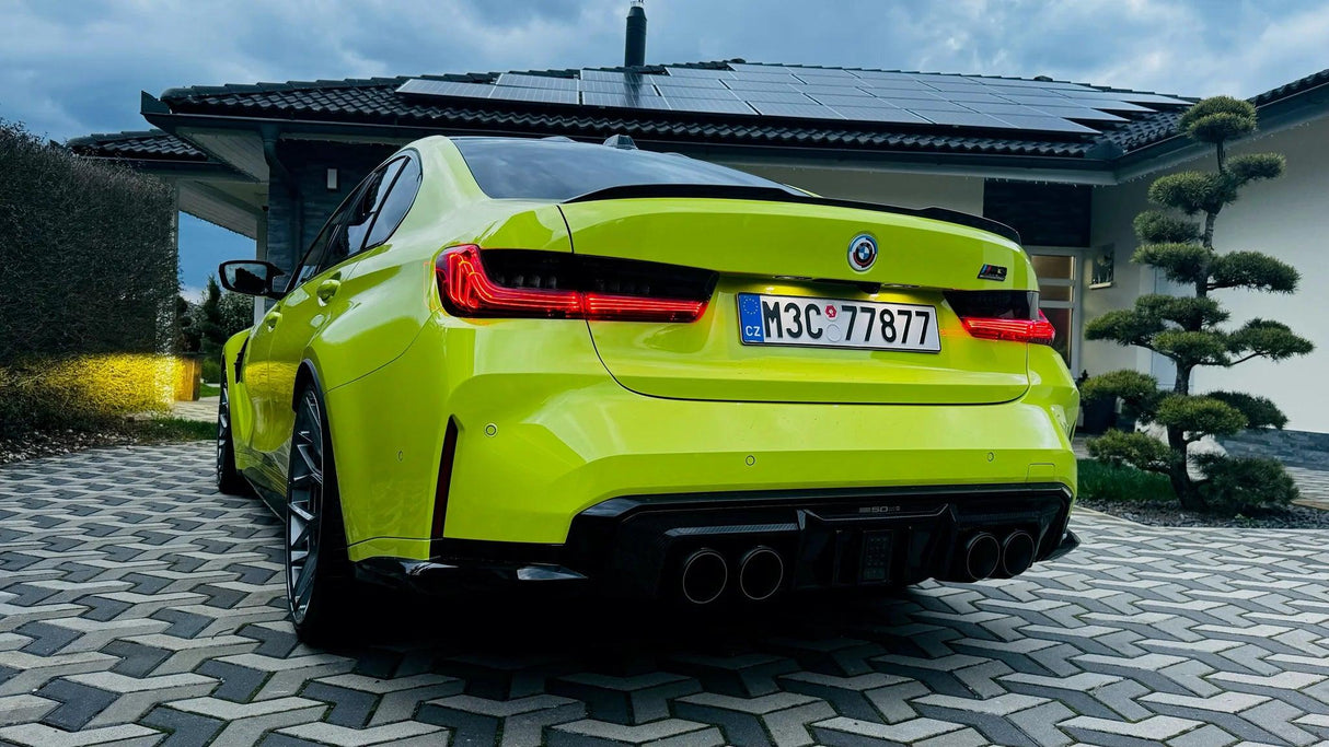 BMW 3 Series G20 G28 Red and Smoked CSL Style Laser Tail Lights (2019-2024) - K2 Industries