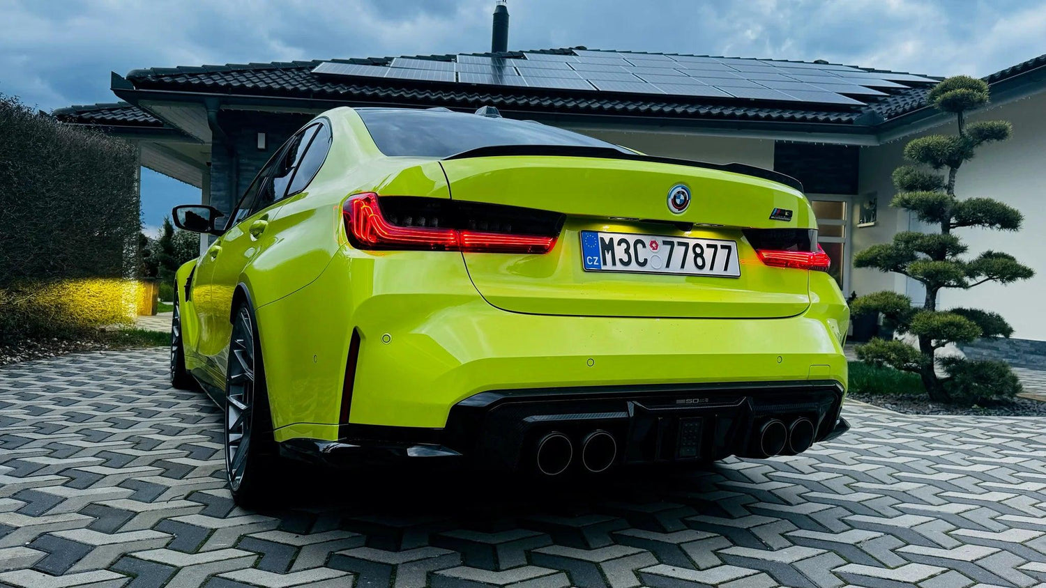 BMW 3 Series G20 G28 Red and Smoked CSL Style Laser Tail Lights (2019-2024) - K2 Industries