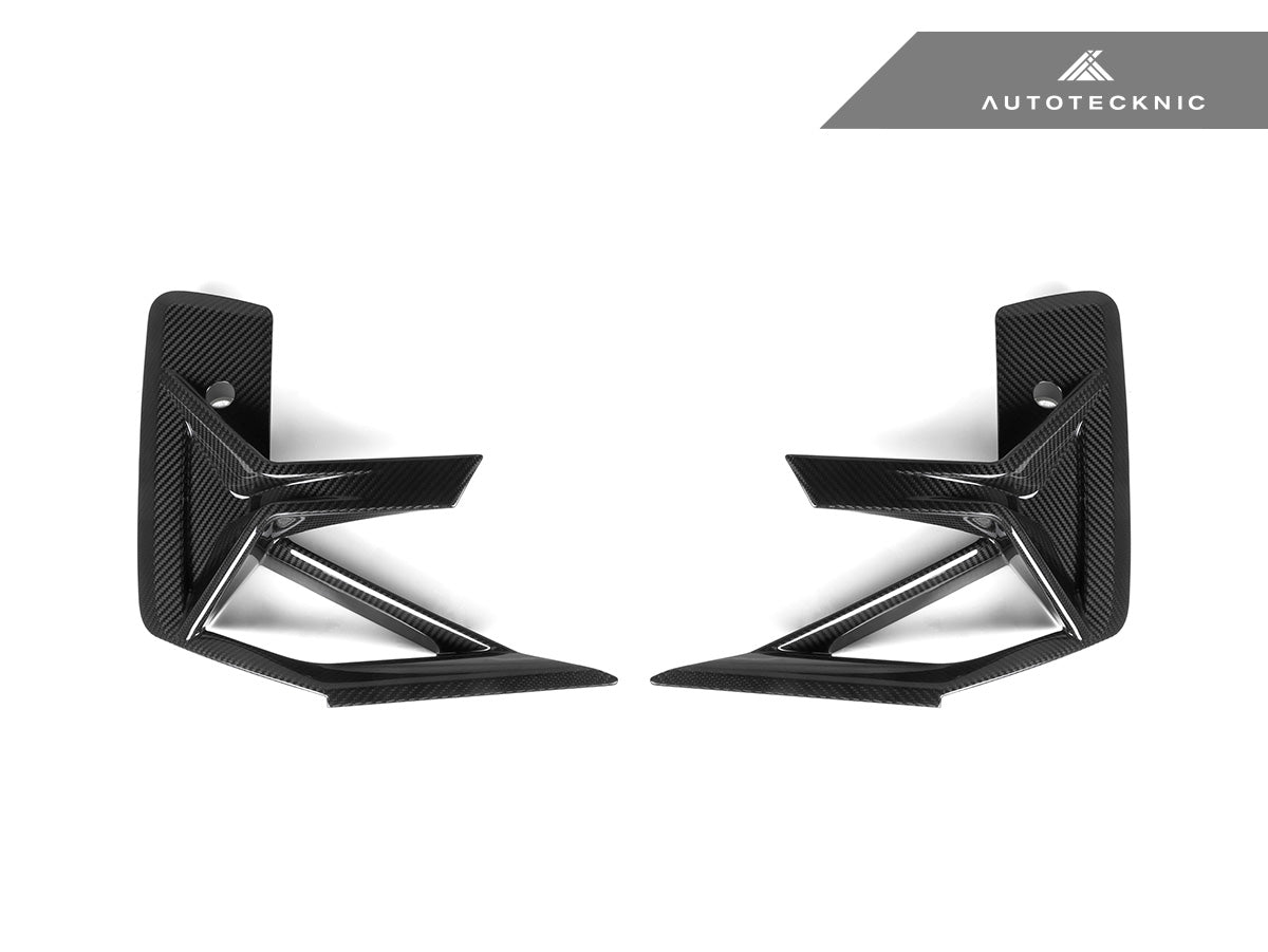 AutoTecknic Dry Carbon Front Bumper Trim Set - F97 X3M LCI | F98 X4M LCI