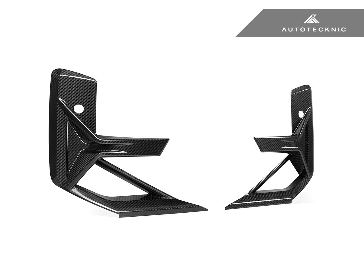 AutoTecknic Dry Carbon Front Bumper Trim Set - F97 X3M LCI | F98 X4M LCI