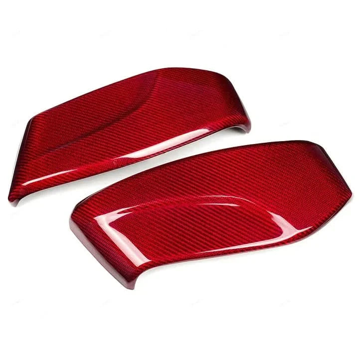 Real Carbon Fiber Interior Seat Side Panel Trim for Corvette C8 (2020–2026 Stingray, Z51, Z06)