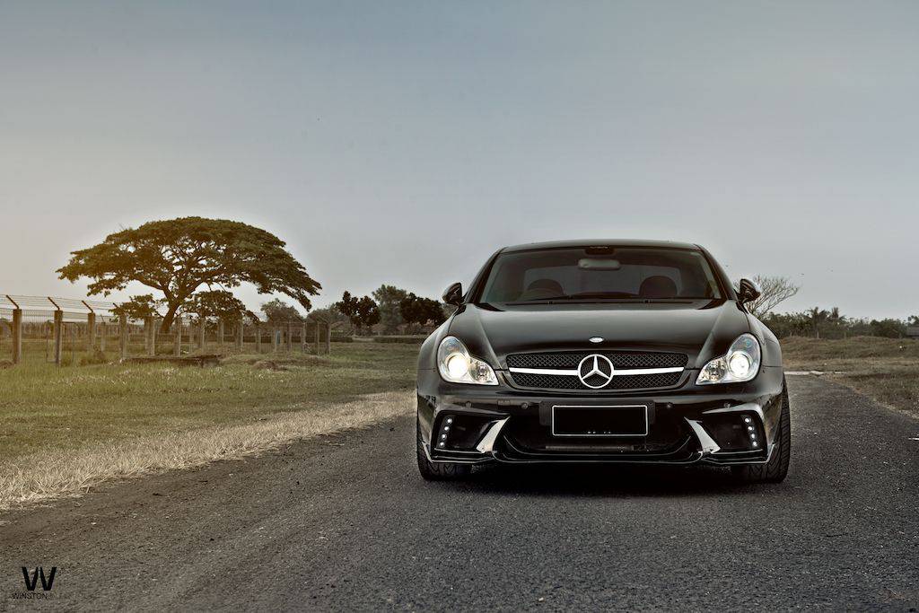 2005-2009 Mercedes Benz W219 Cls Class WD Style Front Bumper with led