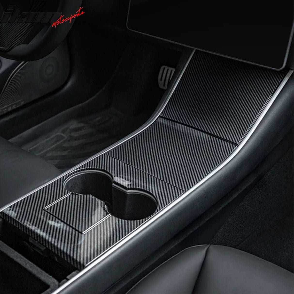2017-2020 Tesla Model 3 Gloss Console Box Cover ABS