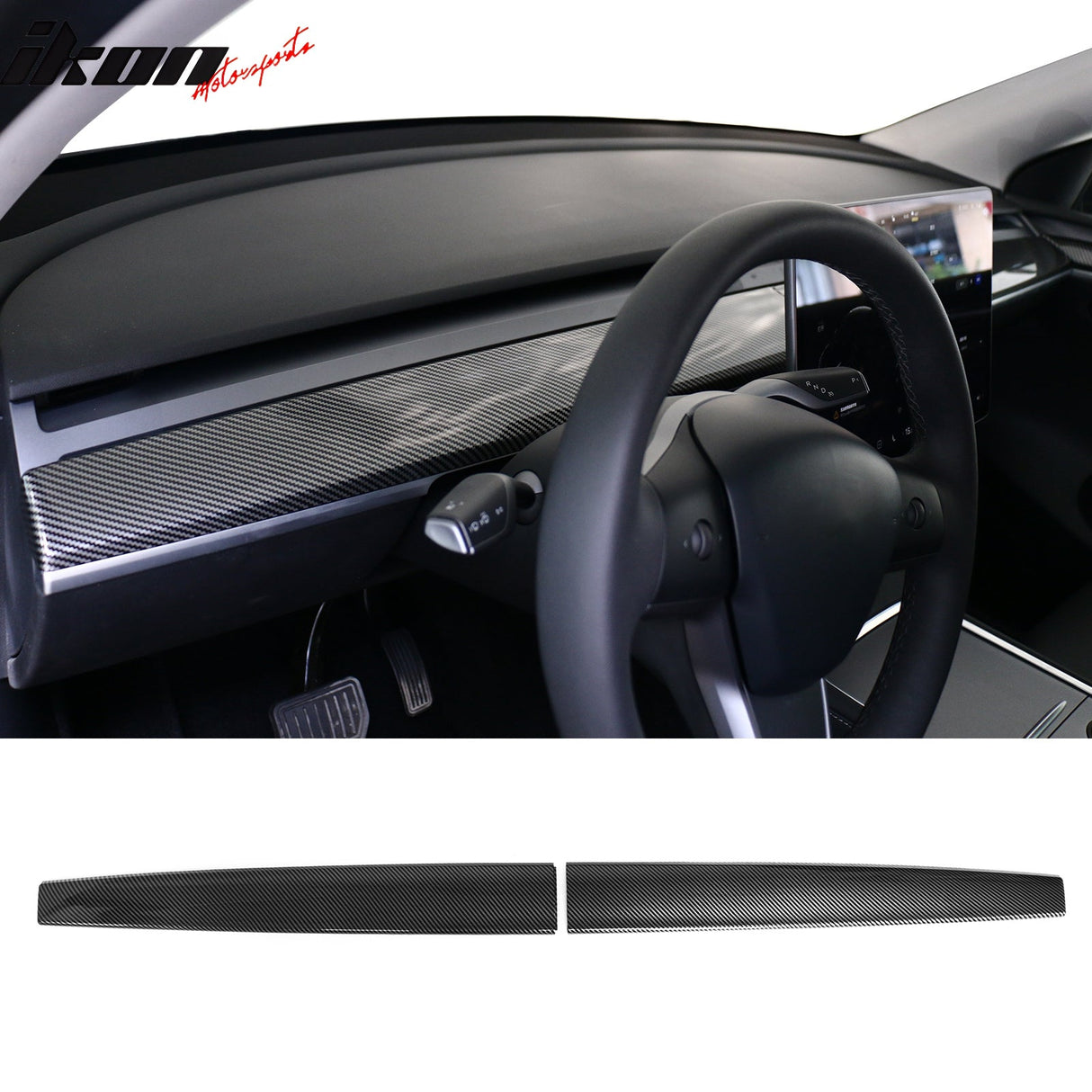 2020-2023 Tesla Y 21-23 3 Dashboard Wrap Panel ABS