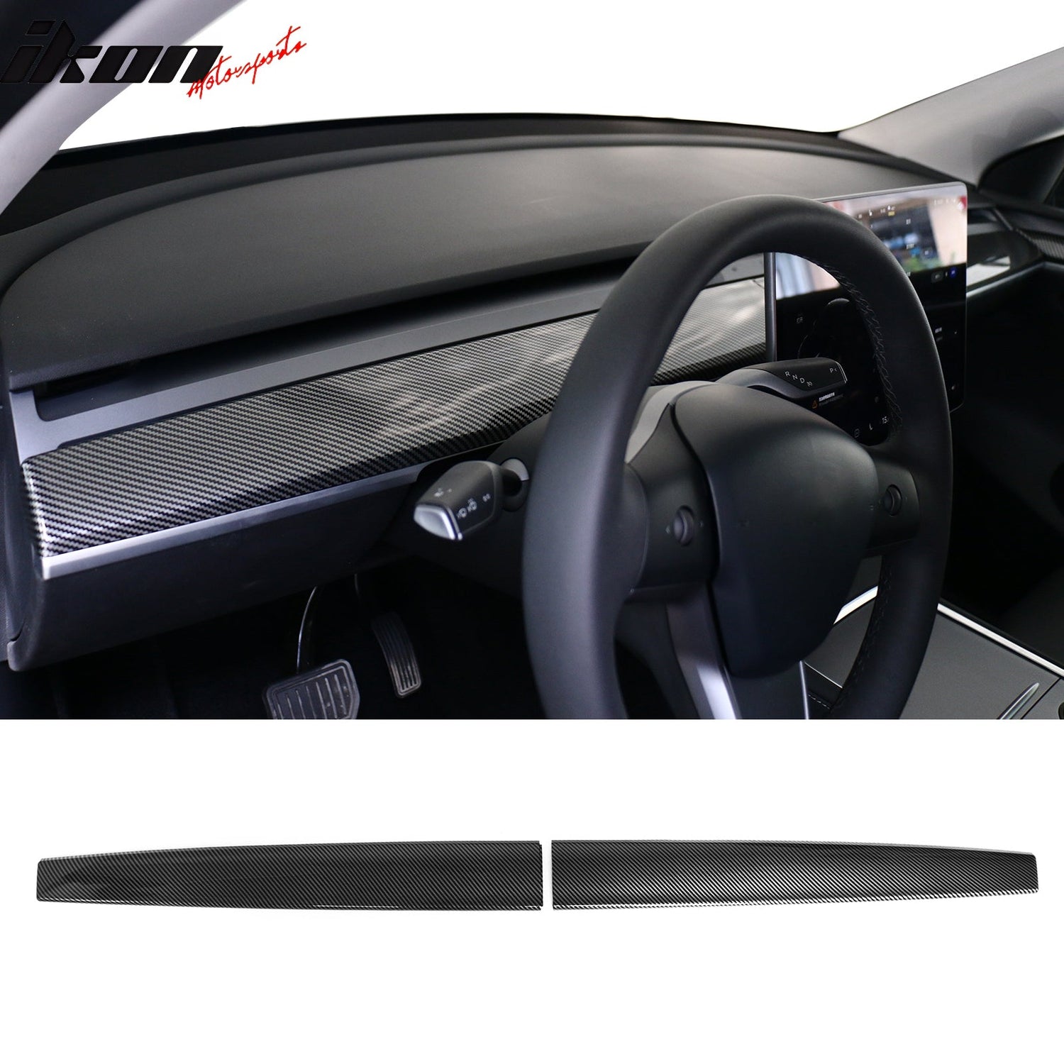 2020-2023 Tesla Y 21-23 3 Dashboard Wrap Panel ABS