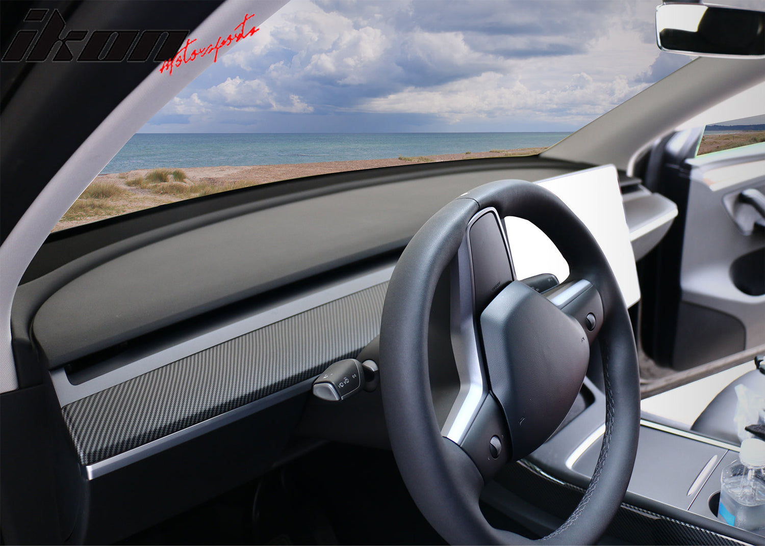 2020-2023 Tesla Y 21-23 3 Dashboard Wrap Panel ABS